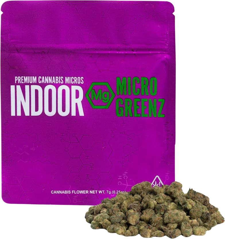Micro Greenz indoor 7g bag with flower